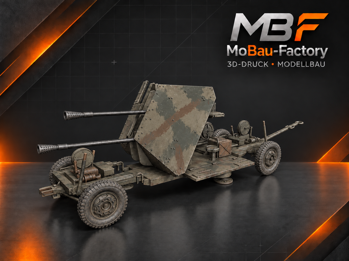 3,7-cm-Flak-Zwilling 43 Transport-Modus