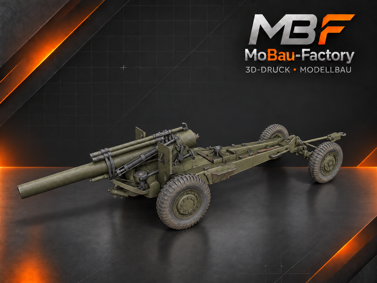 155-mm-Haubitze M1 Limber-Transport-Modus