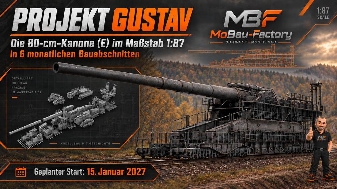 PROJEKT GUSTAV – EIN MODELL ENTSTEHT IN SECHS BAUABSCHNITTEN