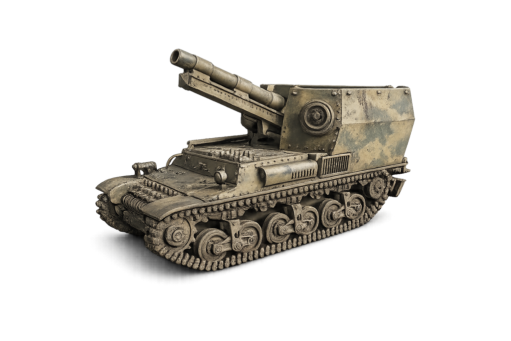 Sd.Kfz. 135/1 15-cm-sFH 13/1 (Sf.) auf Geschützwagen Lorraine Schlepper (f) Aktiv-Modus