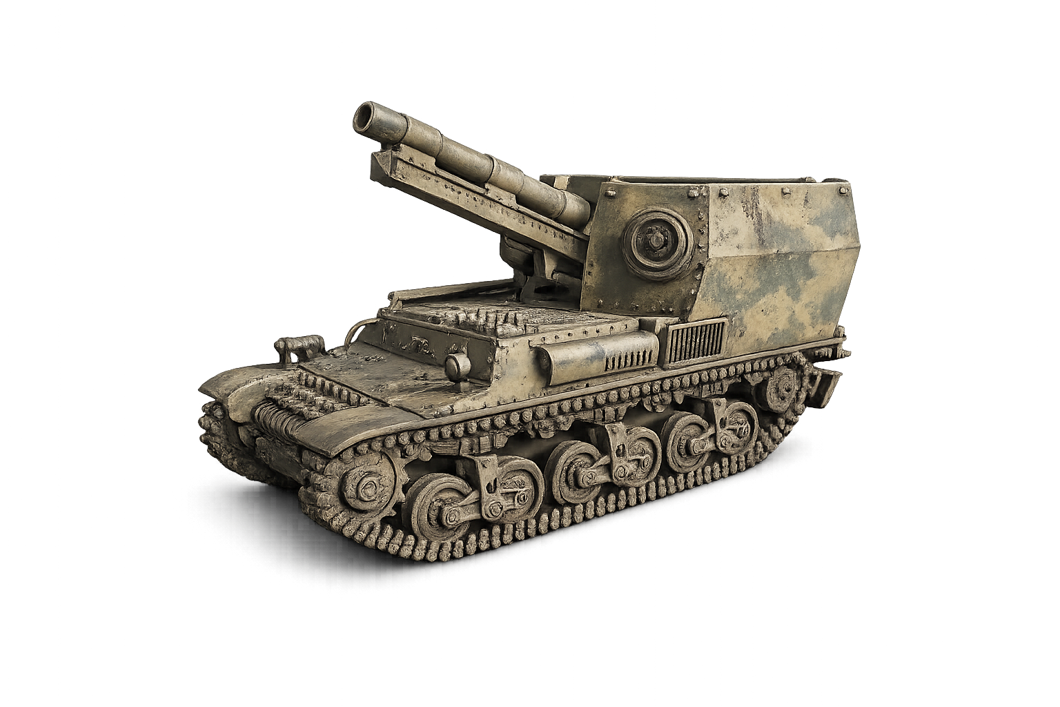 Sd.Kfz. 135/1 15-cm-sFH 13/1 (Sf.) auf Geschützwagen Lorraine Schlepper (f) Aktiv-Modus