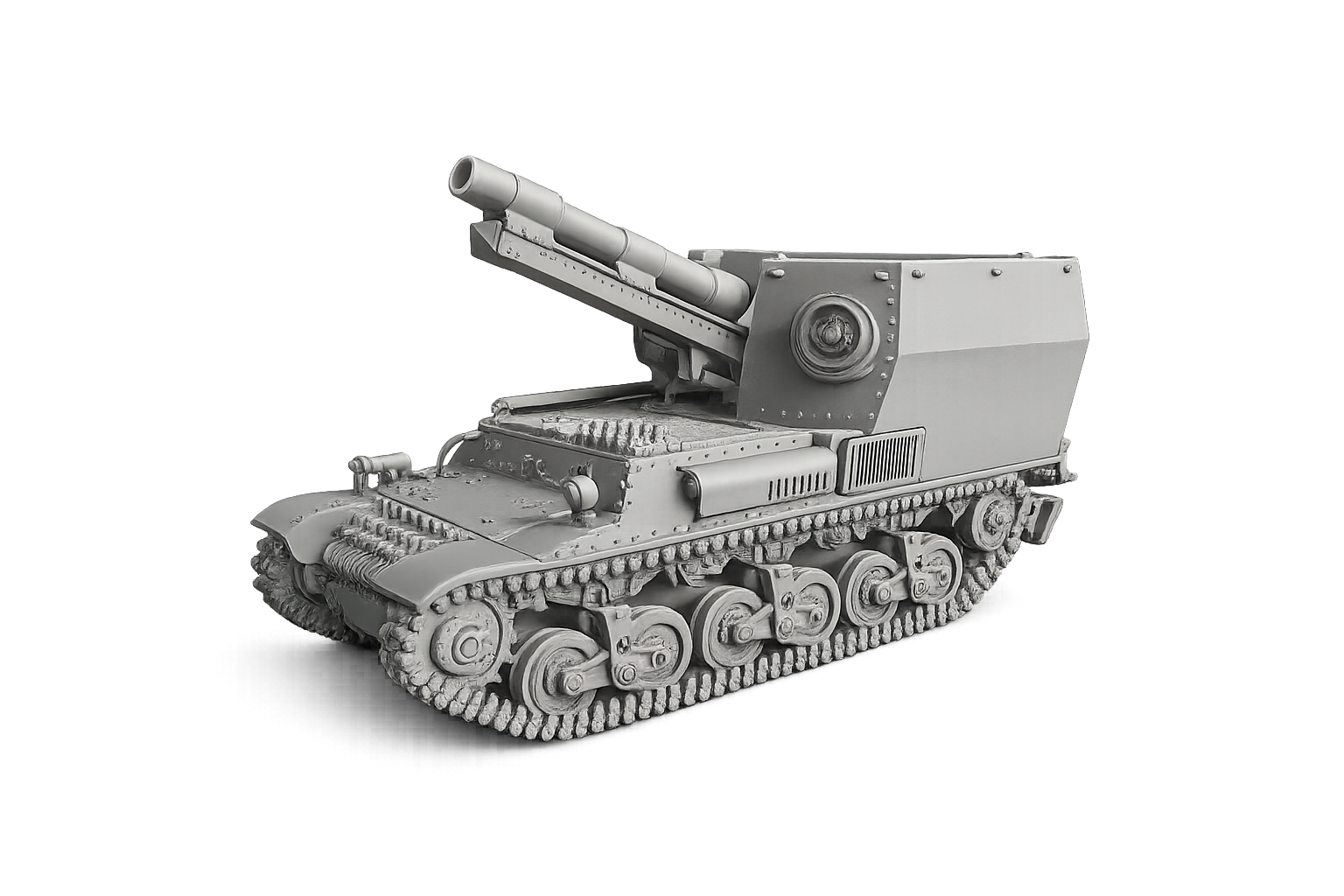 Sd.Kfz. 135/1 15-cm-sFH 13/1 (Sf.) auf Geschützwagen Lorraine Schlepper (f) Aktiv-Modus