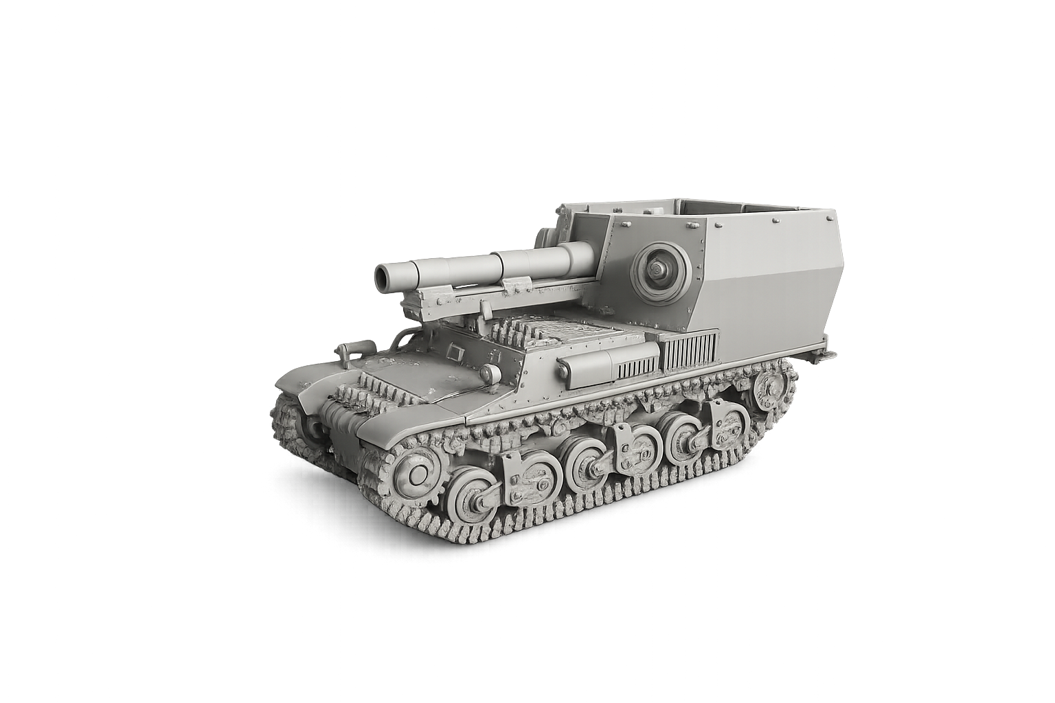 Sd.Kfz. 135/1 15-cm-sFH 13/1 (Sf.) auf Geschützwagen Lorraine Schlepper (f) Transport-Modus (Kopie)
