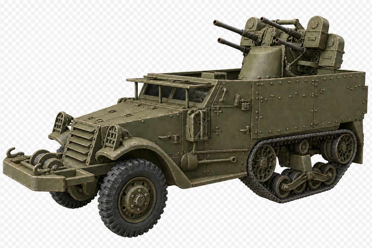 M16A1 Selbstfahrendes Flugabwehr-Halbkettenfahrzeug
