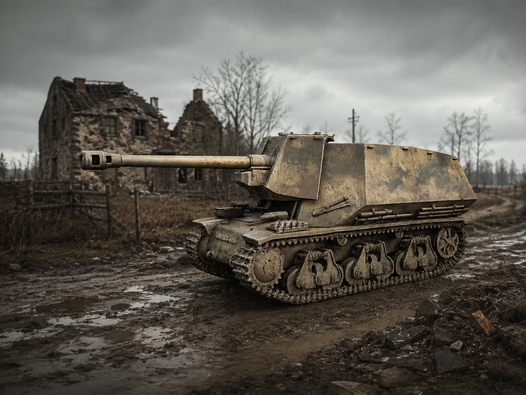 7,5-cm-PaK 40 (Sf.) auf Geschützwagen 39H(f) Französischer Hotchkiss H39 Panzerjäger / Selbstfahrlafette