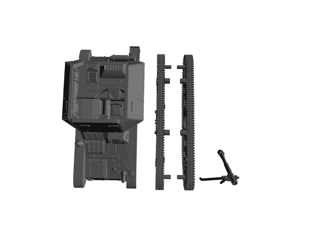 8 cm schwere Granatwerfer 34 auf Panzerspähwagen AMR 35(f)