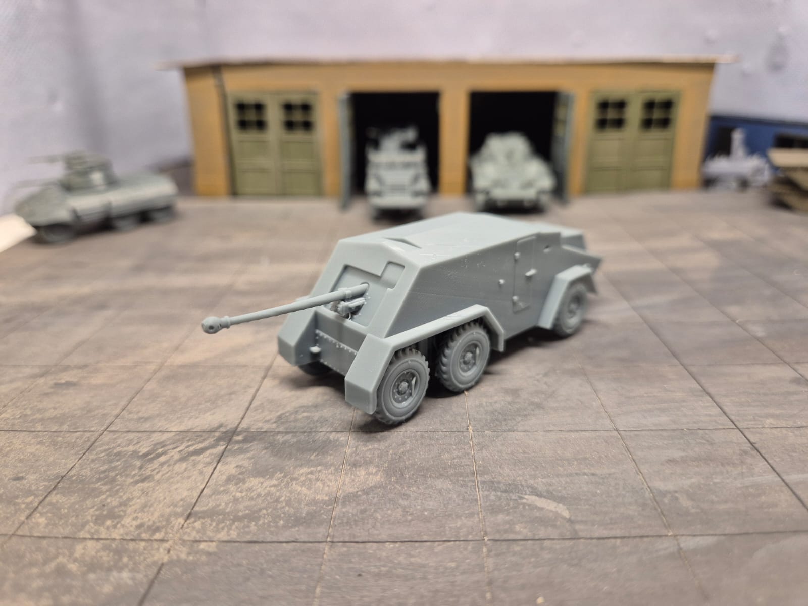 ACS Thornycroft Amazon 6×4 S.P. 17-pdr AT Gepanzerte selbstfahrende Panzerabwehrkanone