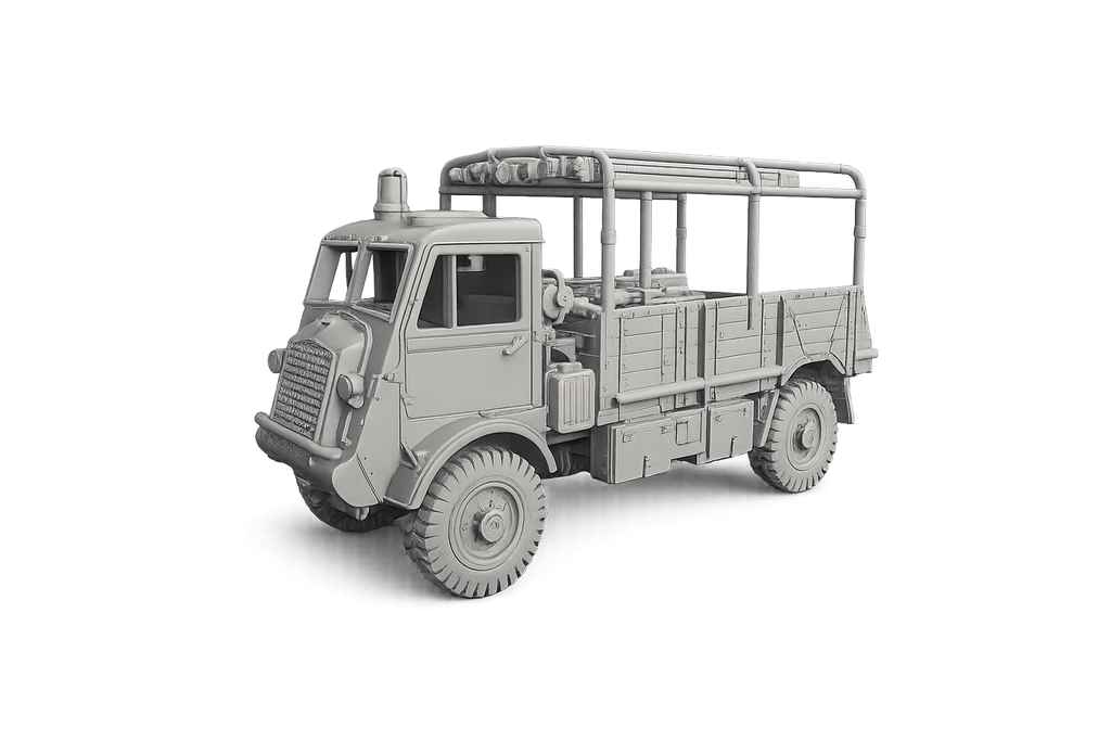 Bedford QL Feuerwehrfahrzeug 3t mit Planen-Gestell