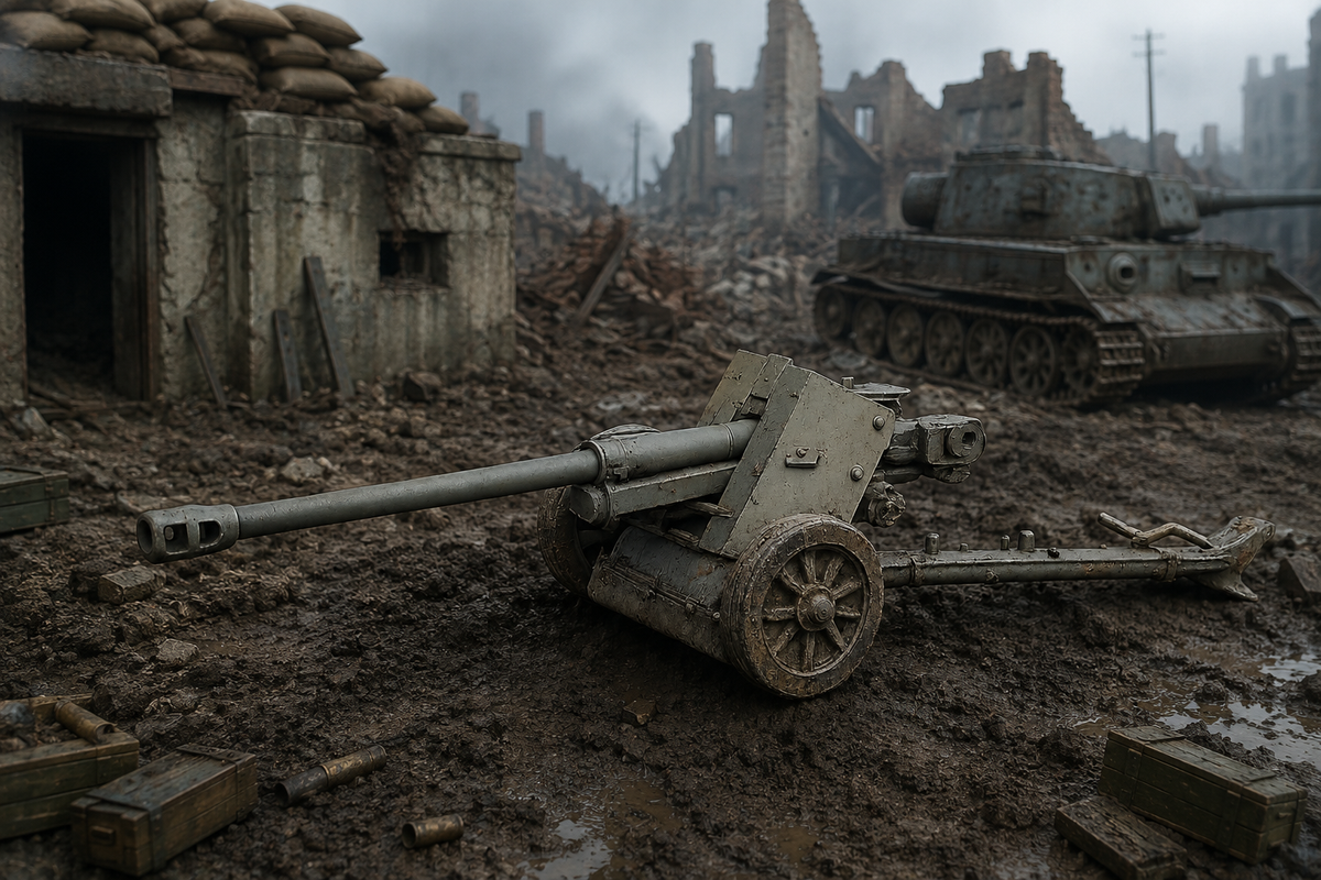 5-cm-Pak 38 Gezogene Panzerabwehrkanone Aktiv-Modus