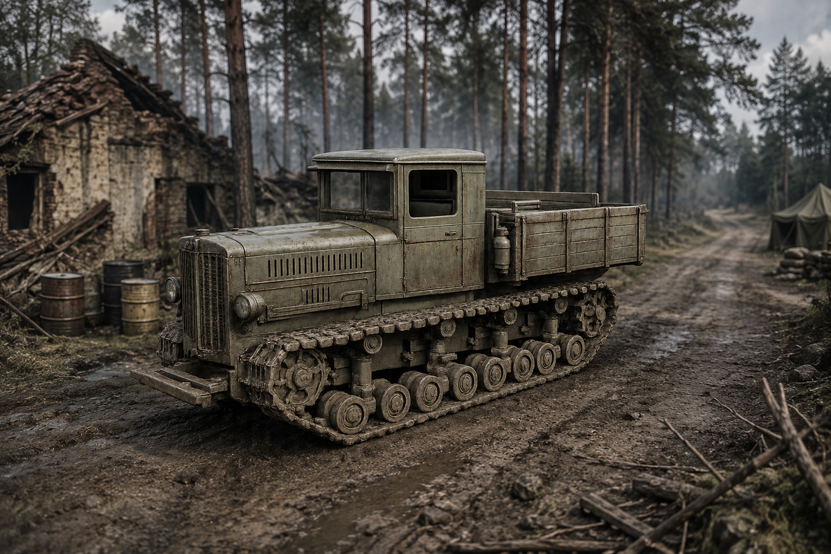 Komintern-Artillerieschlepper Mittlerer sowjetischer Artillerie-Kettenschlepper