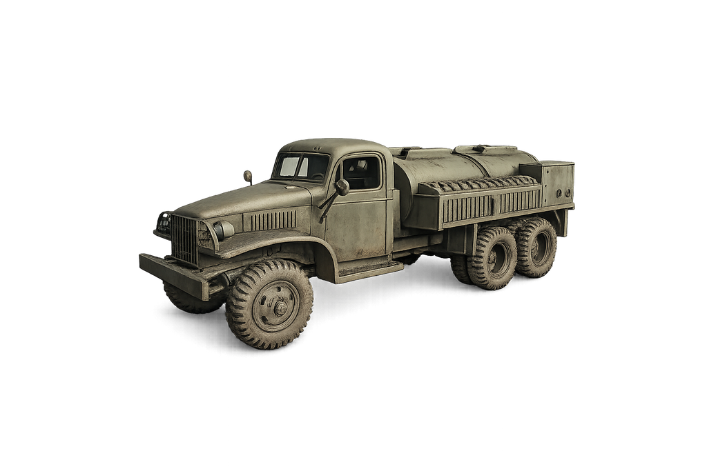 GMC CCKW 353D Militärischer 6×6-Tanklastwagen