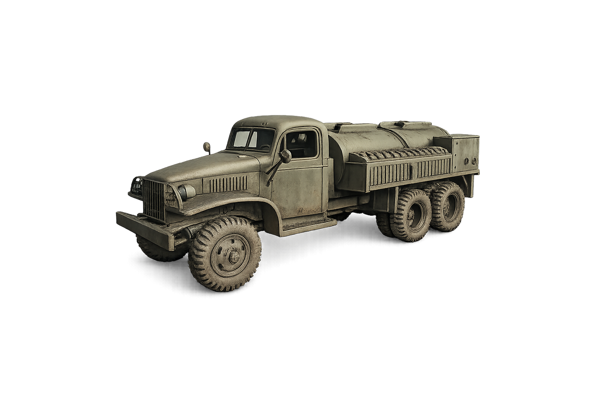 GMC CCKW 353D Militärischer 6×6-Tanklastwagen