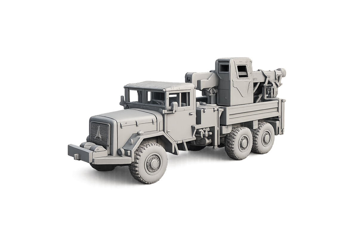 Magirus-Deutz 178 D 15 A Schwerer hochgeländegängiger Kran- und Transportlastkraftwagen