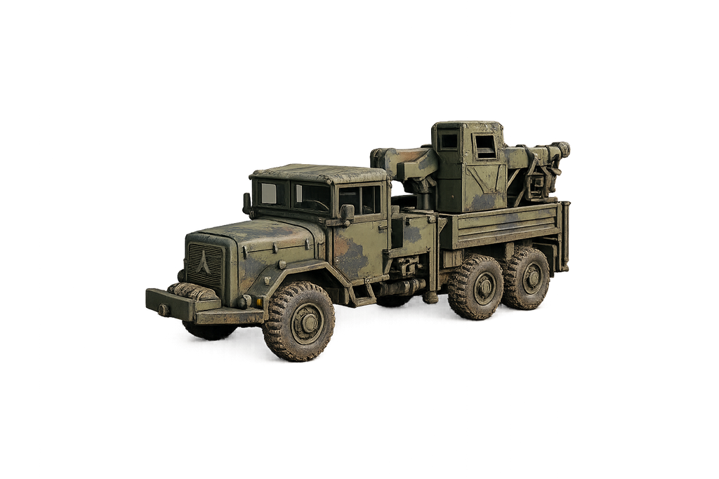 Magirus-Deutz 178 D 15 A Schwerer hochgeländegängiger Kran- und Transportlastkraftwagen