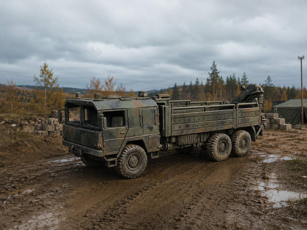 MAN 7 t mil gl Hochgeländegängiger Logistik- und Lade-Lkw