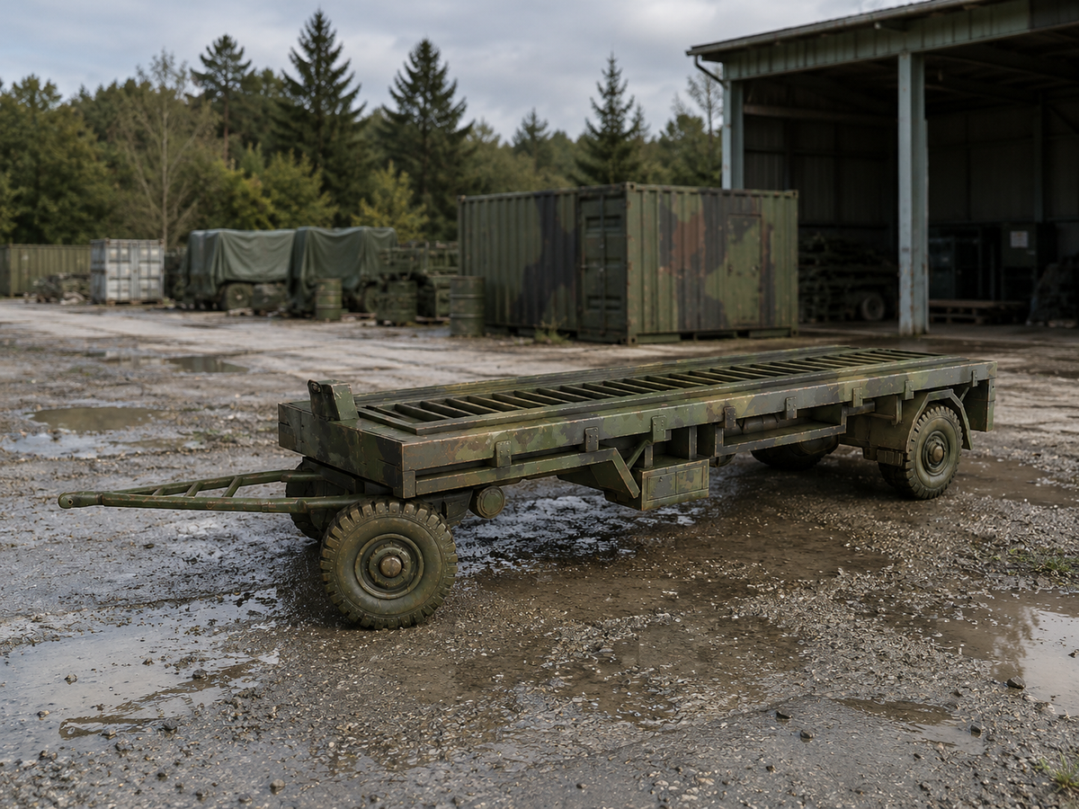 Hohlplatten-Anhänger Typ A Transportanhänger für Pioniergerät