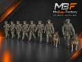 8 NVA-Soldaten + 2 Schäferhunde – Grenztruppe / Winterausführung