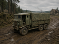 Leyland Retriever Mittelschwerer militärischer Lastkraftwagen mit Planenaufbau