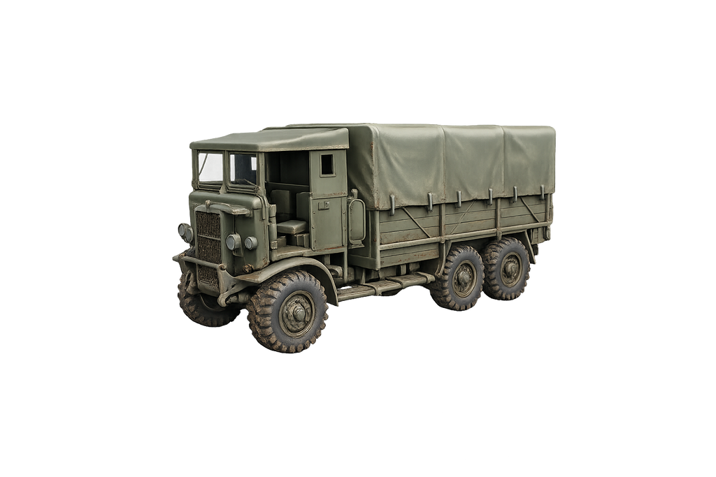 Leyland Retriever Mittelschwerer militärischer Lastkraftwagen mit Planenaufbau
