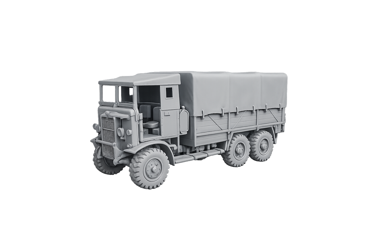 Leyland Retriever Mittelschwerer militärischer Lastkraftwagen mit Planenaufbau