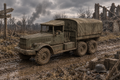 M20 Schwere Panzertransporter- und Ballastzugmaschine mit Leichte Kabinenausführung mit geschlossenem Planenaufbau