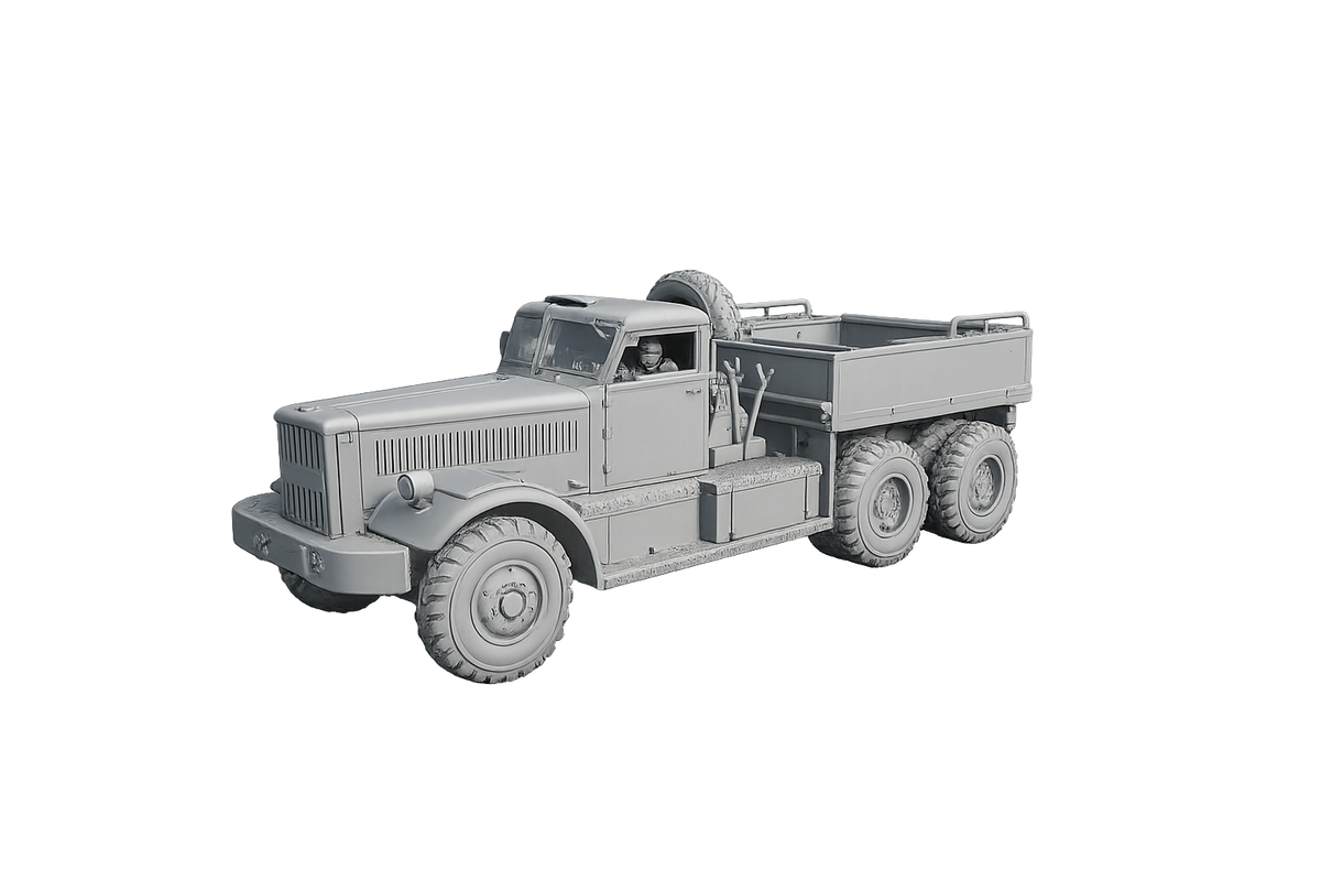 M20 Schwere Panzertransporter- und Ballastzugmaschine mit Panzerscheibe und offene Ballastpritsche