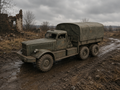 M20 Schwere Panzertransporter- und Ballastzugmaschine mit Planenaufbau