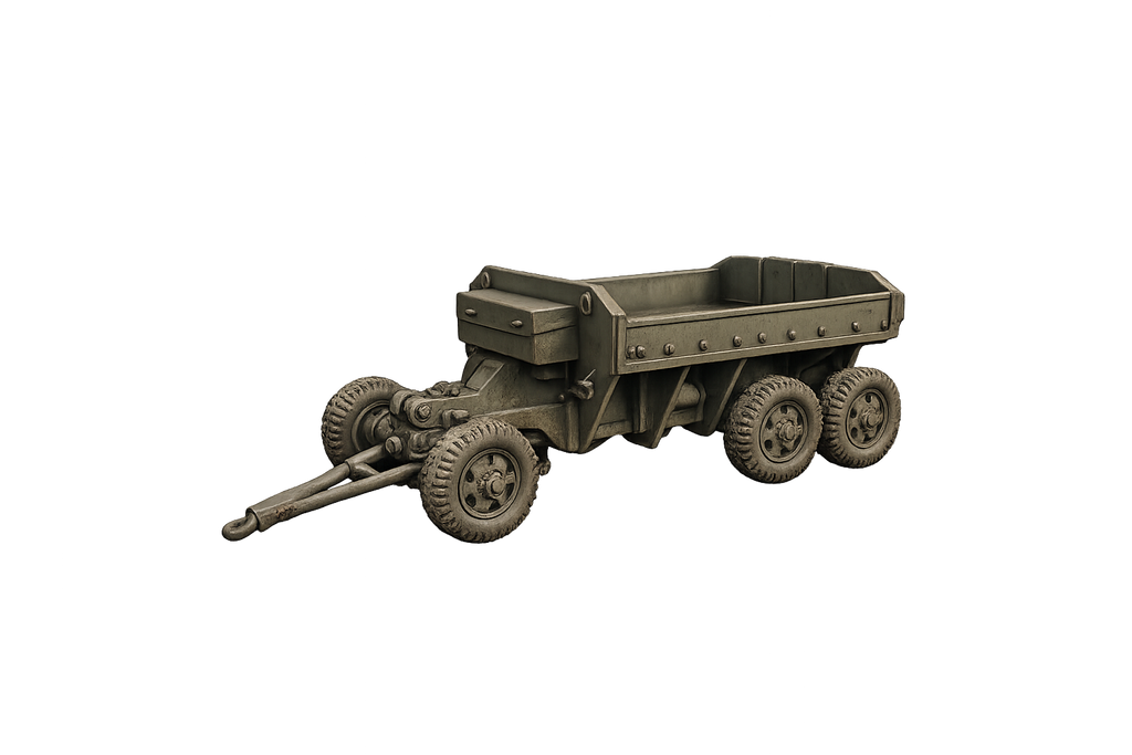 M23 Schwerer vierrädriger Munitionsanhänger Geöffneter Aufbau