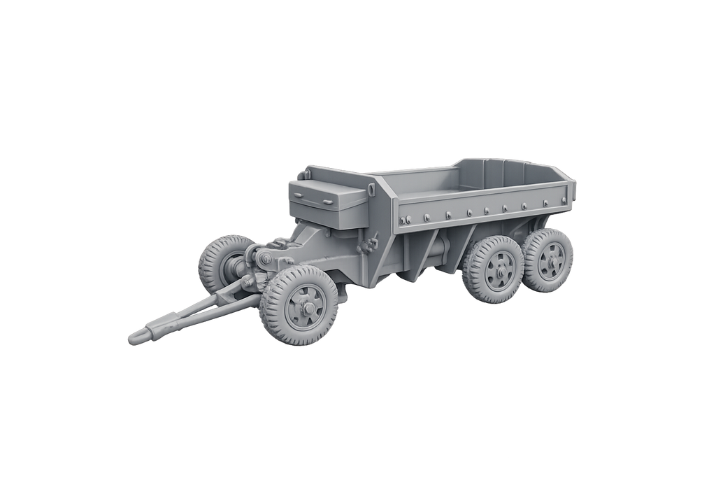 M23 Schwerer vierrädriger Munitionsanhänger Geöffneter Aufbau