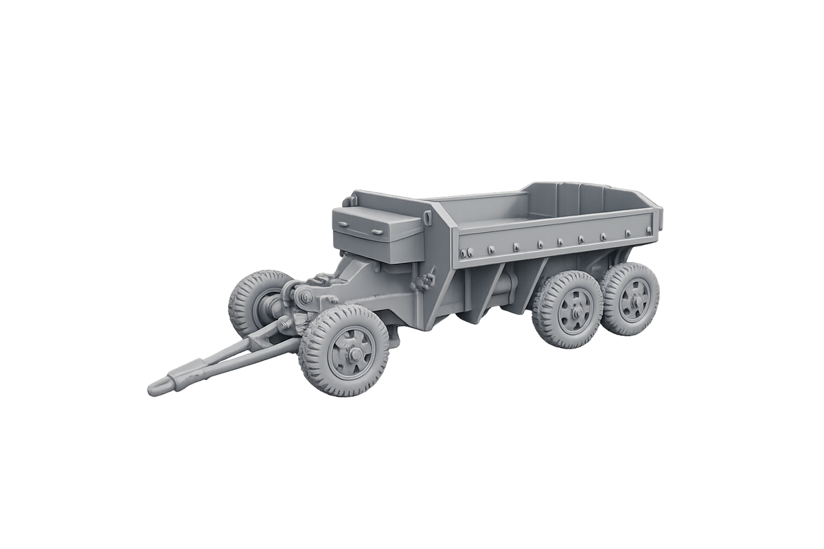 M23 Schwerer vierrädriger Munitionsanhänger Geöffneter Aufbau