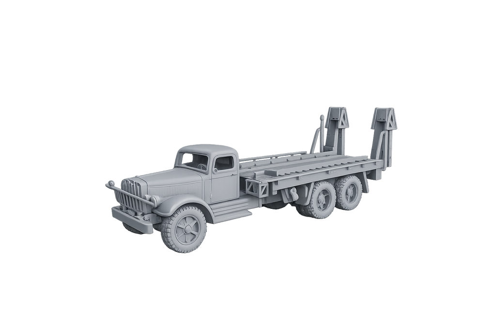 White 920 Schwerer Panzertransporter mit fest aufgebauter Ladeplattform