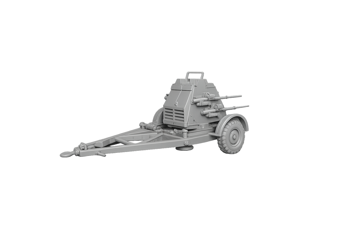 20-mm-Polsten-Flakvierling Leichtes Flugabwehrgeschütz Transport-Modus