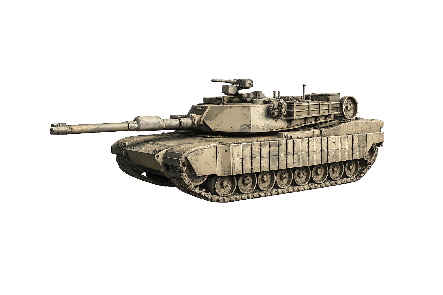 M1A2 Abrams Kampfpanzer TUSK-Elementen