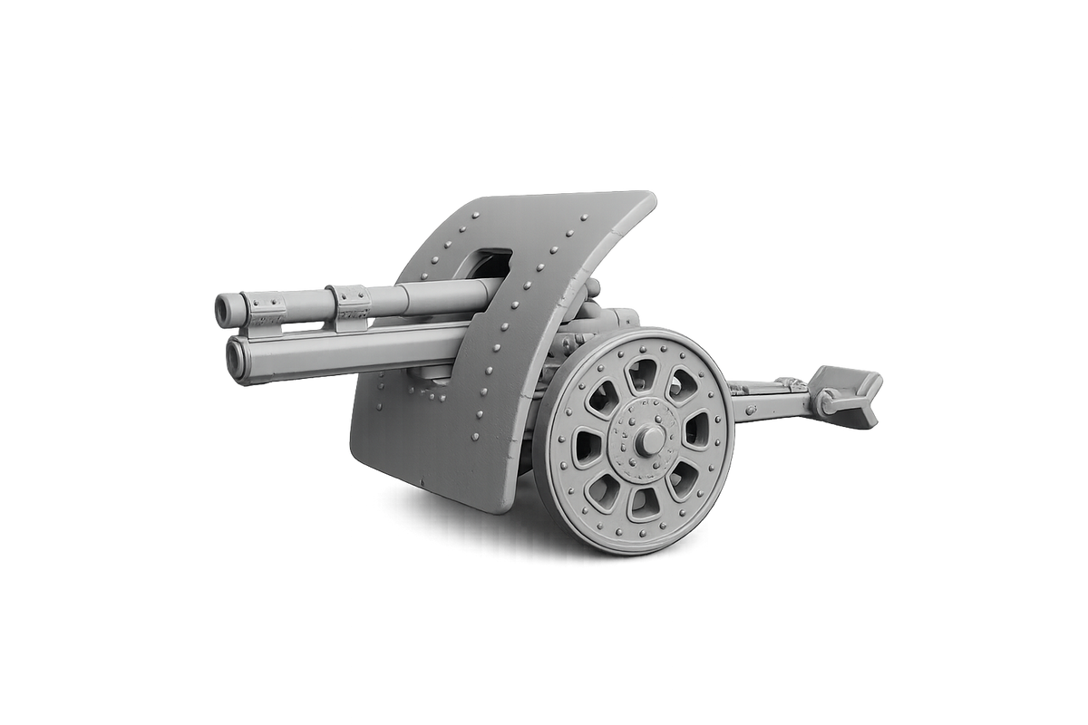 Bofors 105-mm-Haubitze Modell 1924 Gezogene Feldhaubitze