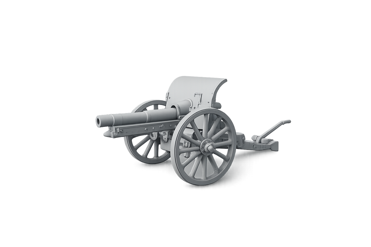 Krupp 75-mm-Feldkanone Modell 1903 Leichte gezogene Feldkanone