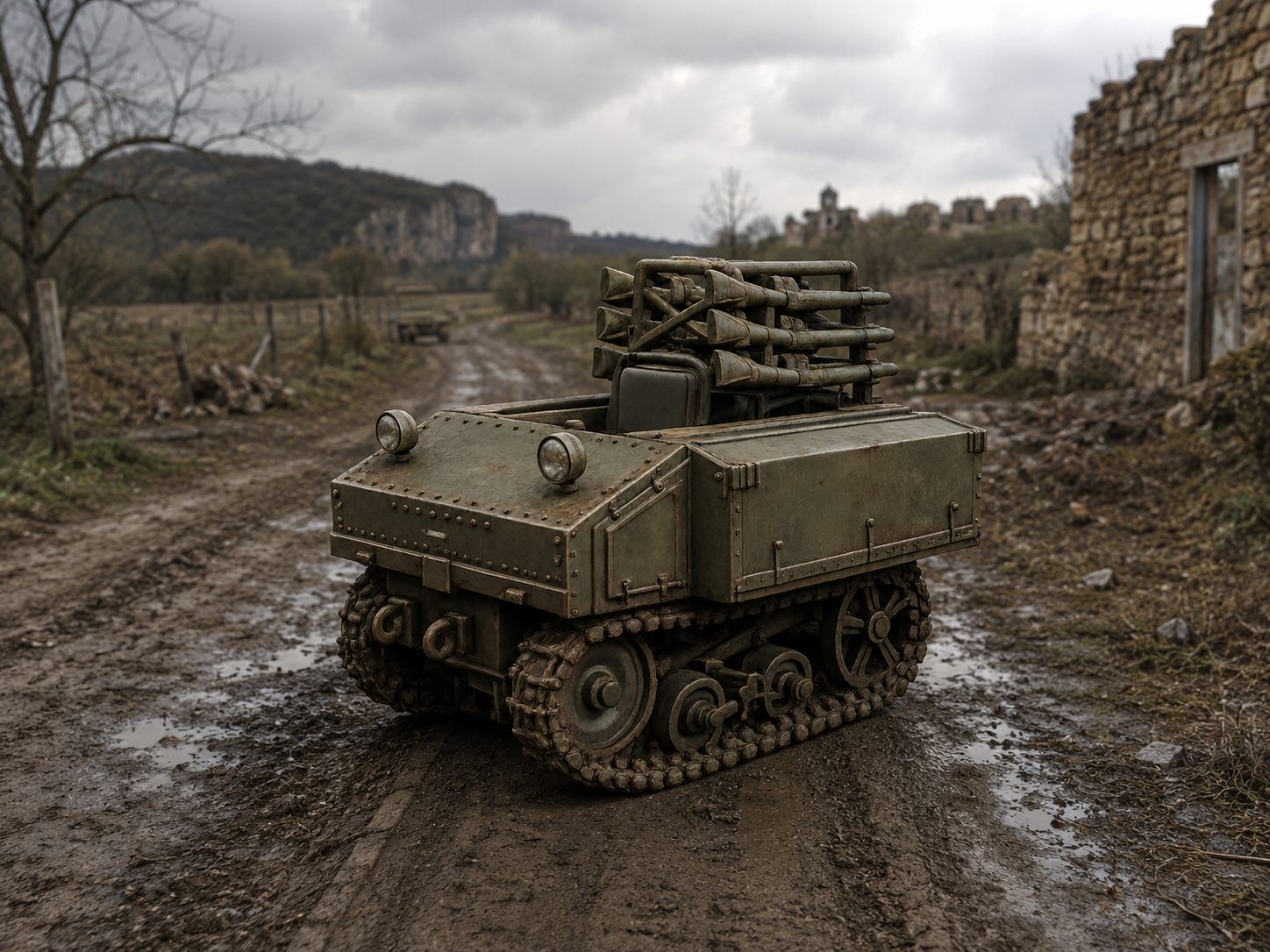 Vickers Utility Tractor VLC Leichter ungepanzerter Vollketten-Artillerieschlepper