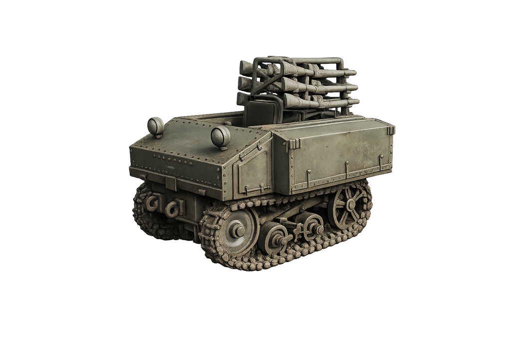 Vickers Utility Tractor VLC Leichter ungepanzerter Vollketten-Artillerieschlepper