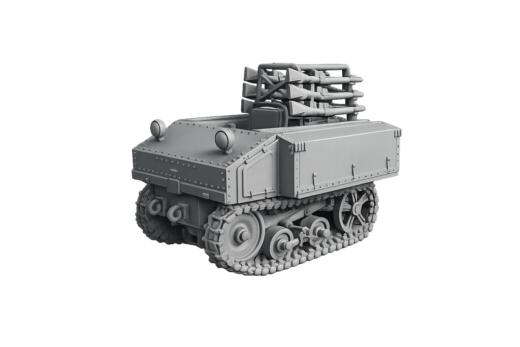 Vickers Utility Tractor VLC Leichter ungepanzerter Vollketten-Artillerieschlepper