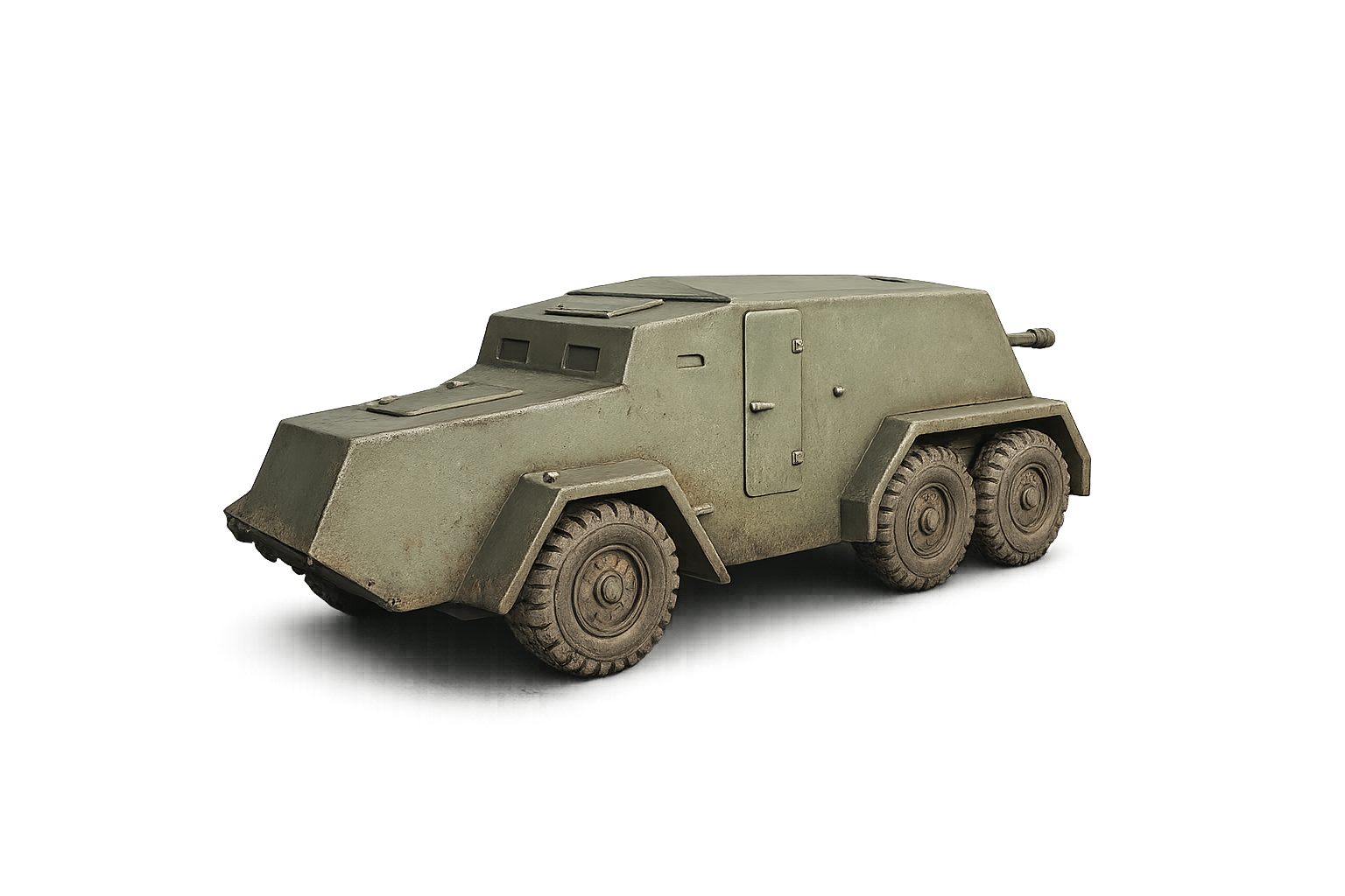 ACS Thornycroft Amazon 6×4 S.P. 17-pdr AT Gepanzerte selbstfahrende Panzerabwehrkanone Transport-Modus