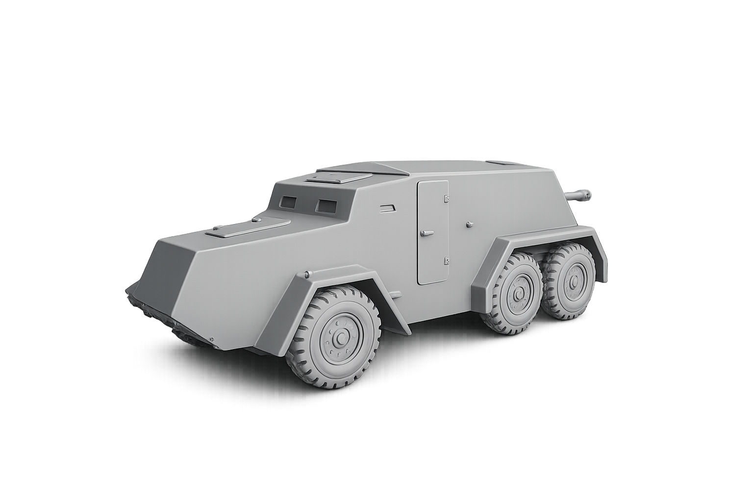 ACS Thornycroft Amazon 6×4 S.P. 17-pdr AT Gepanzerte selbstfahrende Panzerabwehrkanone Transport-Modus