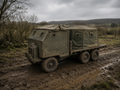 Type 2 Bison Mobile Pillbox Improvisierter gepanzerter Lastwagen und mobiler Bunker
