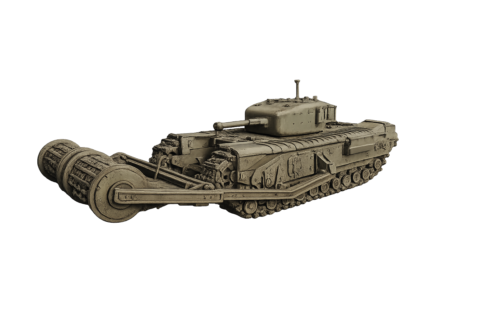 Churchill AVRE Mk. IV Bobbin Type B Gepanzerter Pionier- und Fahrbahnlegepanzer