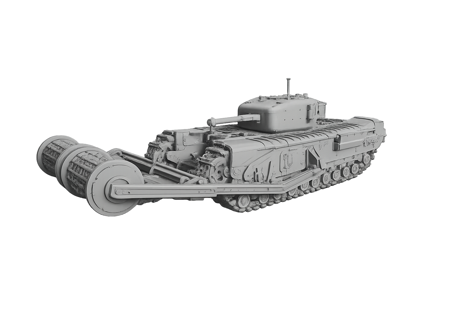 Churchill AVRE Mk. IV Bobbin Type B Gepanzerter Pionier- und Fahrbahnlegepanzer