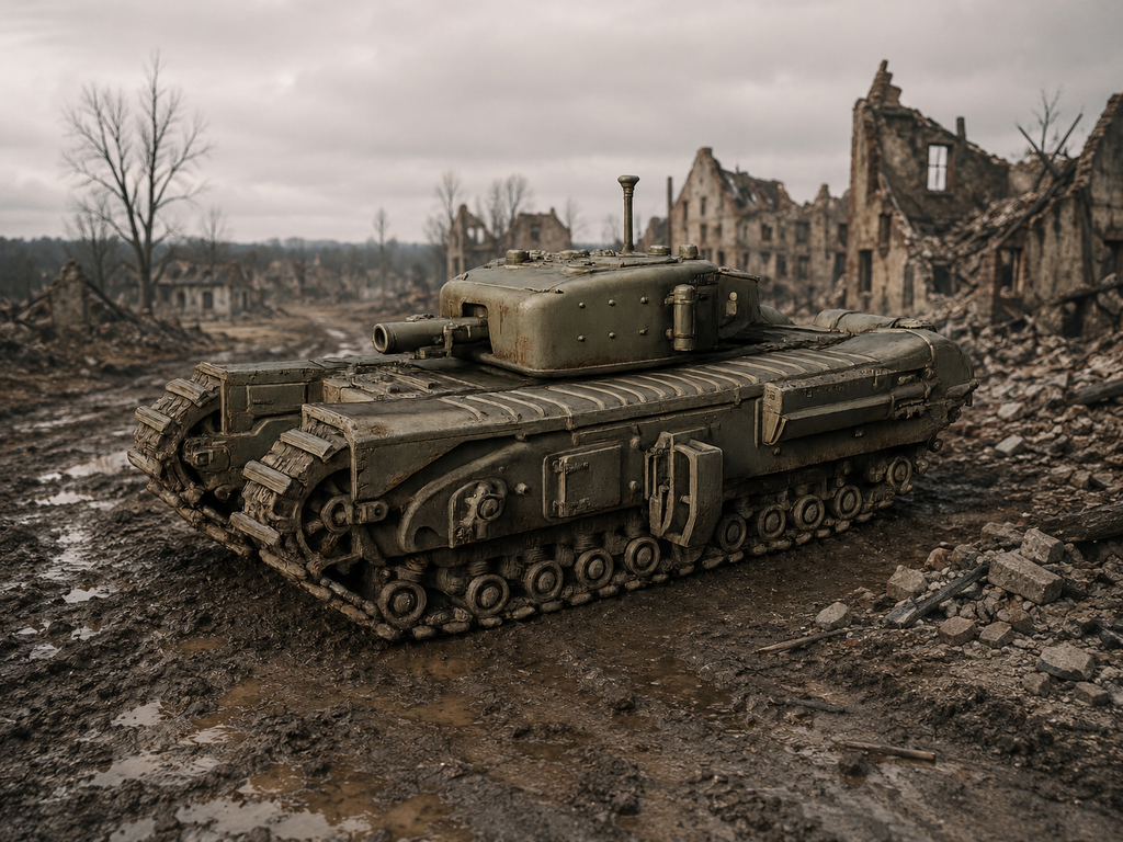 Churchill Mk. IV AVRE Gepanzerter Pionier- und Sturmpanzer