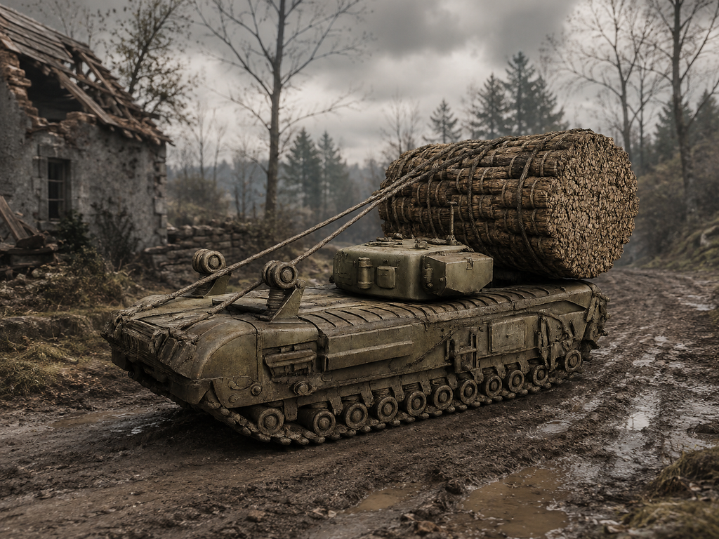 Churchill Mk. IV Gepanzerter Pionier- und Hindernisräumpanzer mit Faschinenträger