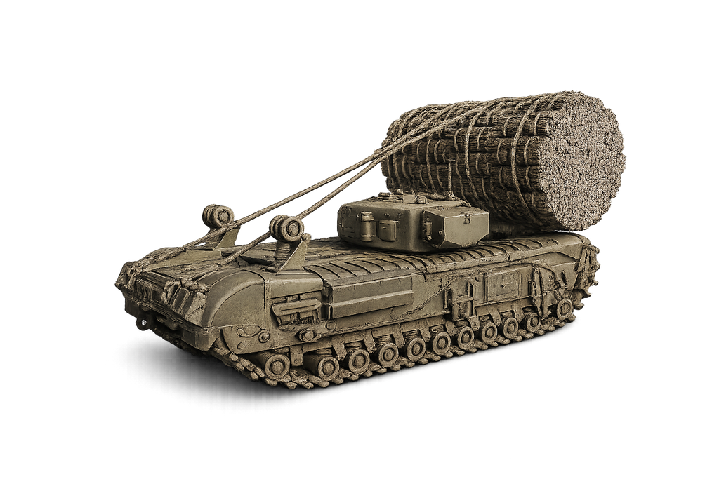 Churchill Mk. IV Gepanzerter Pionier- und Hindernisräumpanzer mit Faschinenträger