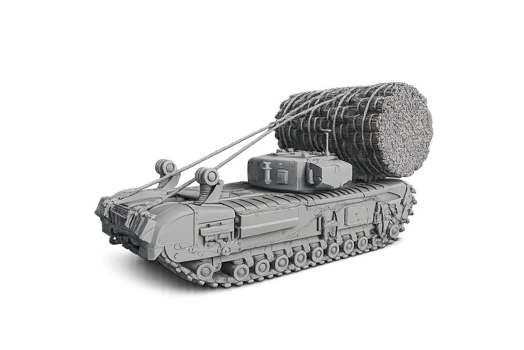 Churchill Mk. IV Gepanzerter Pionier- und Hindernisräumpanzer mit Faschinenträger