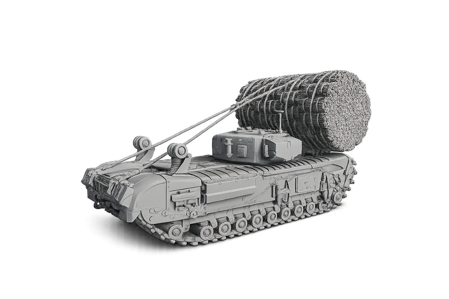 Churchill Mk. IV Gepanzerter Pionier- und Hindernisräumpanzer mit Faschinenträger