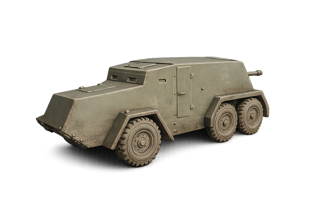 ACS Thornycroft Amazon 6×4 S.P. 17-pdr AT Gepanzerte selbstfahrende Panzerabwehrkanone
