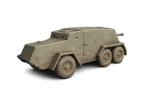 ACS Thornycroft Amazon 6×4 S.P. 17-pdr AT Gepanzerte selbstfahrende Panzerabwehrkanone